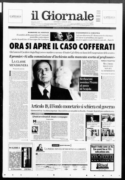 Il giornale : quotidiano del mattino